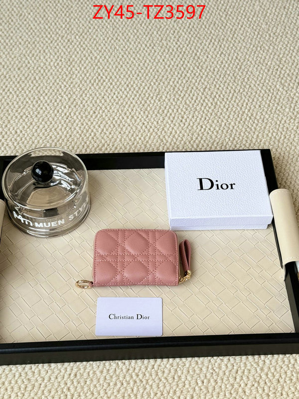 Dior Bags(4A)-Wallet- new designer replica ID: TZ3597 $: 45USD,