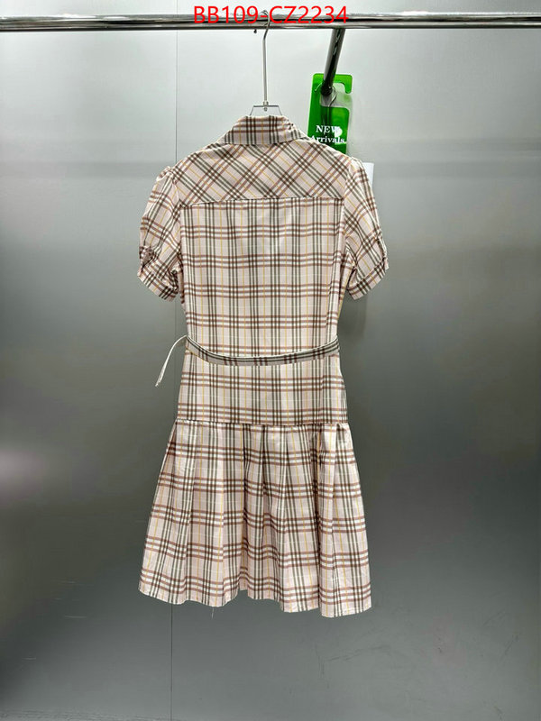 Clothing-Burberry sell online ID: CZ2234 $: 109USD