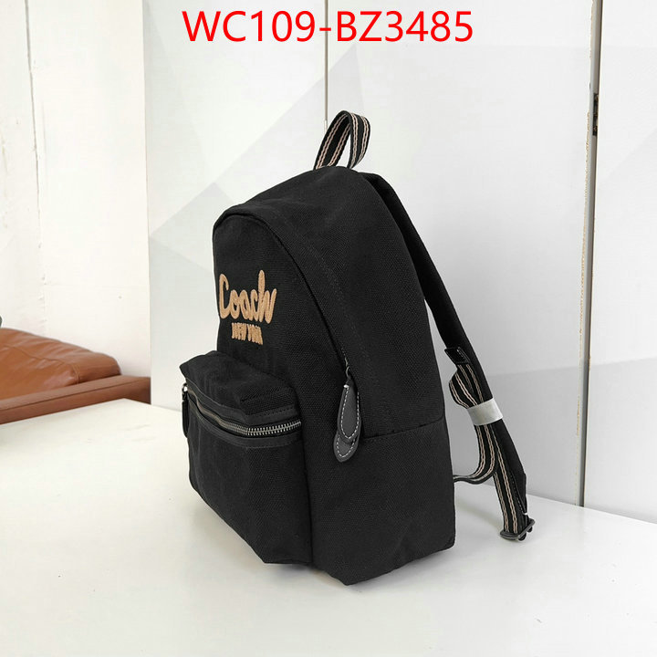 Coach Bags(4A)-Backpack- buy first copy replica ID: BZ3485 $: 109USD,