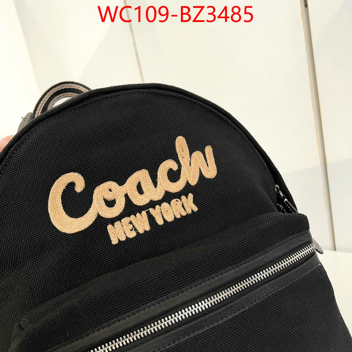 Coach Bags(4A)-Backpack- buy first copy replica ID: BZ3485 $: 109USD,
