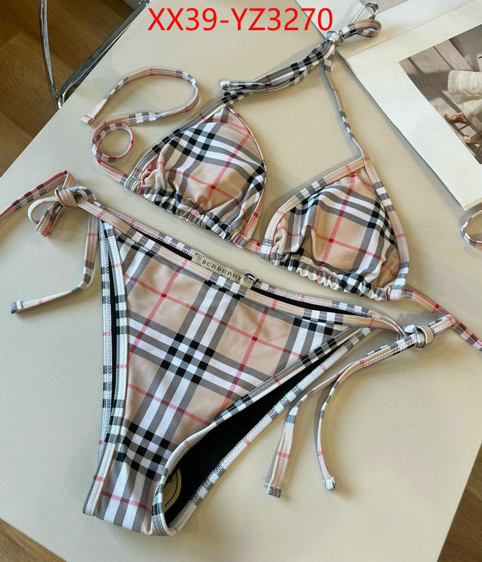 Swimsuit-Burberry brand designer replica ID: YZ3270 $: 39USD