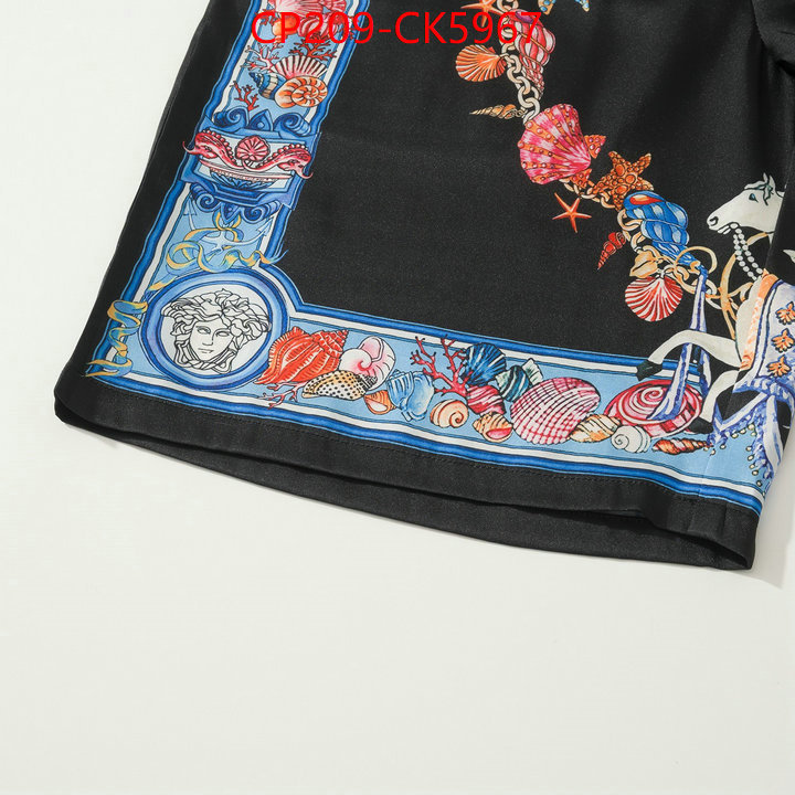 Clothing-Versace fashion replica ID: CK5967 $: 209USD