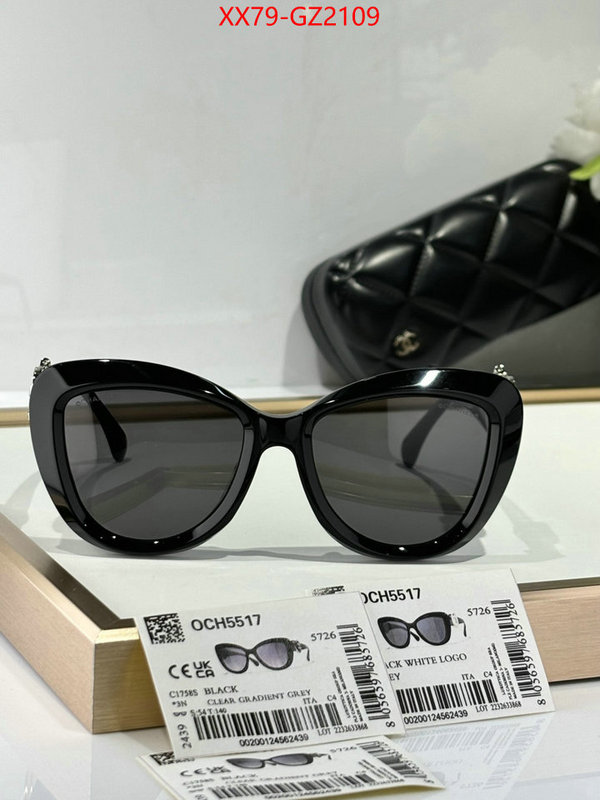 Glasses-Chanel where quality designer replica ID: GZ2109 $: 79USD