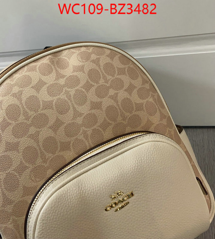 Coach Bags(4A)-Backpack- aaaaa replica ID: BZ3482 $: 109USD,