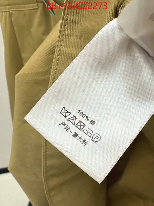 Clothing-Dior perfect ID: CZ2273 $: 119USD