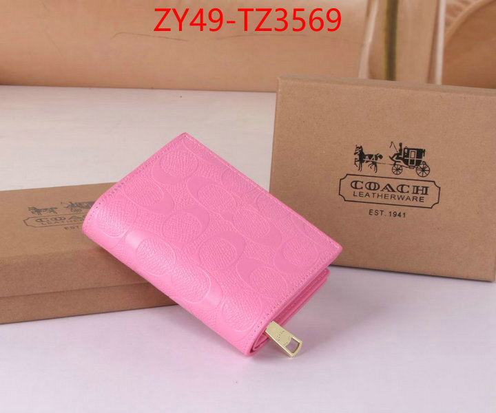 Coach Bags(4A)-Wallet what ID: TZ3569 $: 49USD,