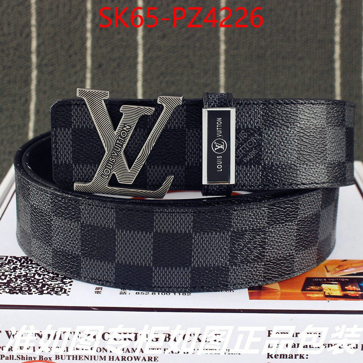 Belts-LV luxury cheap ID: PZ4226 $: 65USD