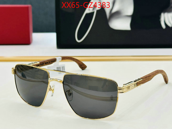 Glasses-Cartier 1:1 replica wholesale ID: GZ4383 $: 65USD