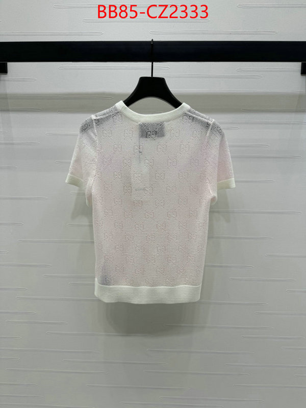 Clothing-Gucci wholesale imitation designer replicas ID: CZ2332 $: 85USD