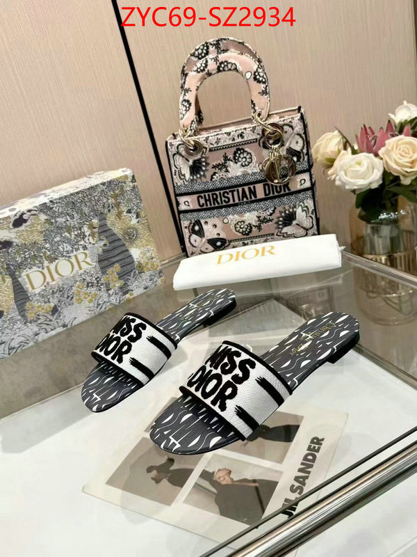Women Shoes-Dior wholesale imitation designer replicas ID: SZ2934 $: 69USD