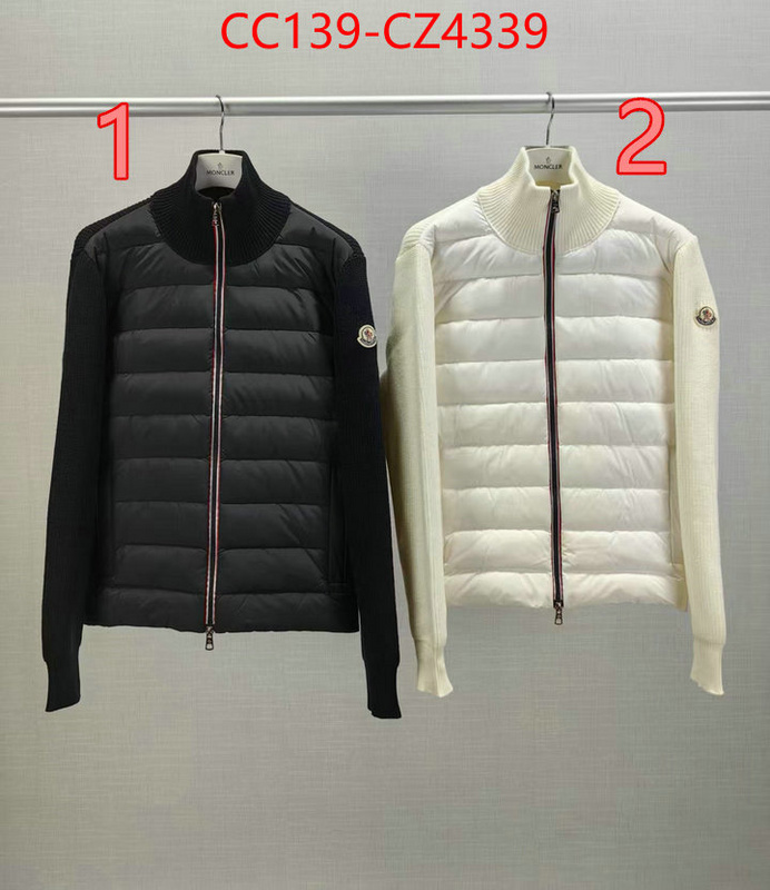 Down jacket Men-Moncler 2024 perfect replica designer ID: CZ4339 $: 139USD