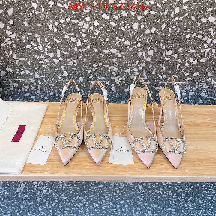 Women Shoes-Valentino best wholesale replica ID: SZ2316 $: 119USD