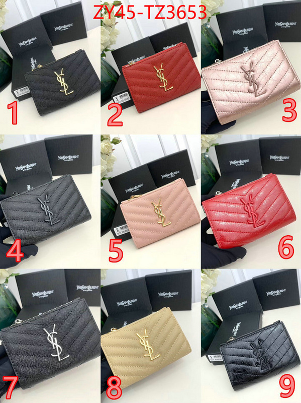 YSL Bags(4A)-Wallet- we provide top cheap aaaaa ID: TZ3653 $: 45USD,