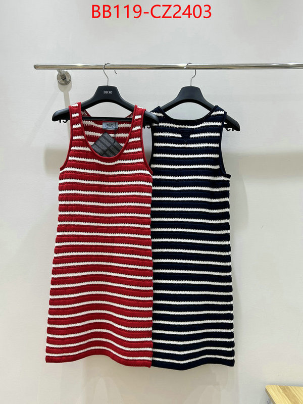 Clothing-Prada copy ID: CZ2403 $: 119USD