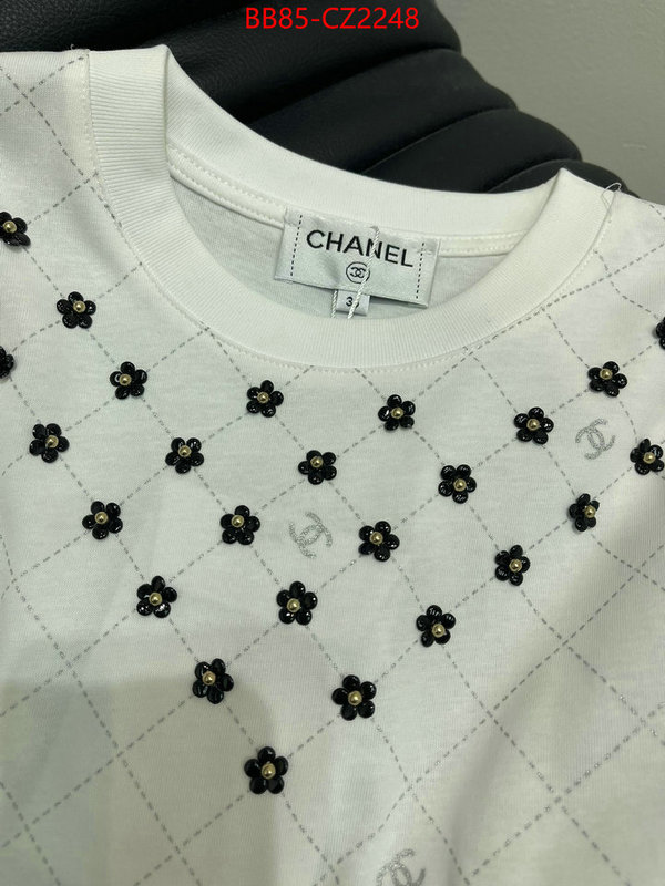 Clothing-Chanel top sale ID: CZ2248 $: 85USD
