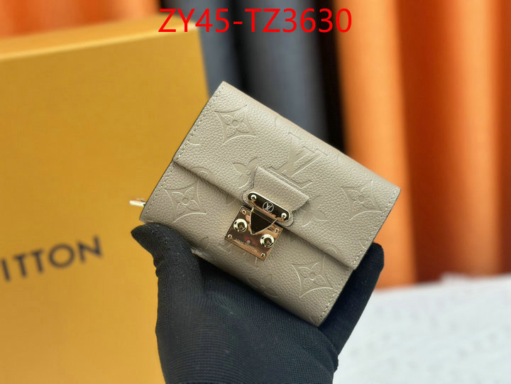 LV Bags(4A)-Wallet where to buy replicas ID: TZ3630 $: 45USD,