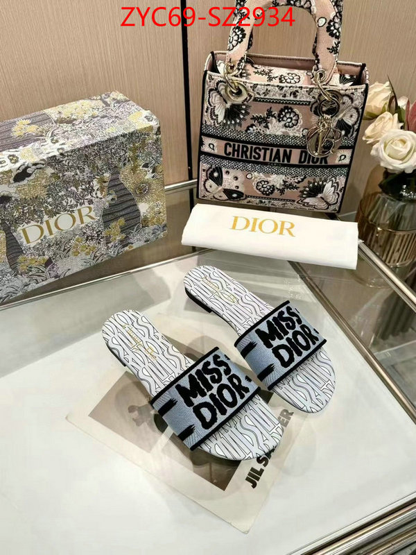 Women Shoes-Dior wholesale imitation designer replicas ID: SZ2934 $: 69USD