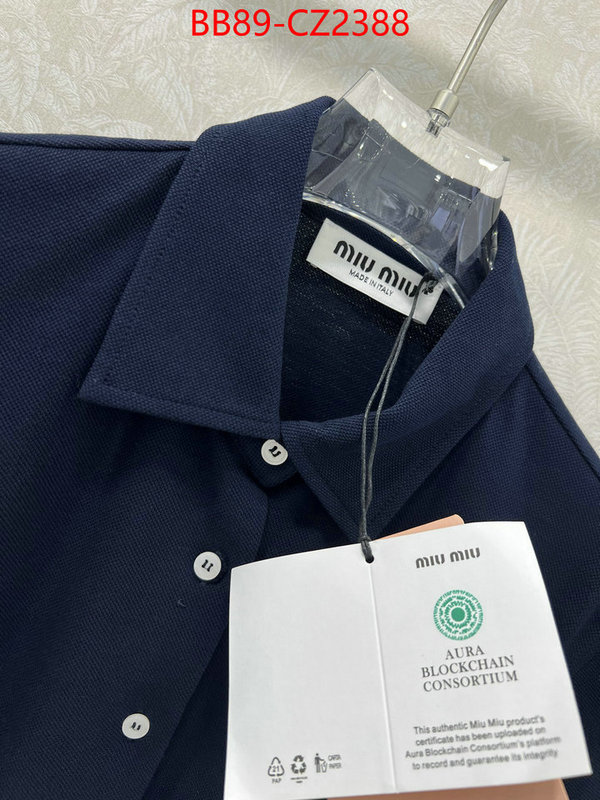 Clothing-MIU MIU shop designer ID: CZ2388 $: 89USD