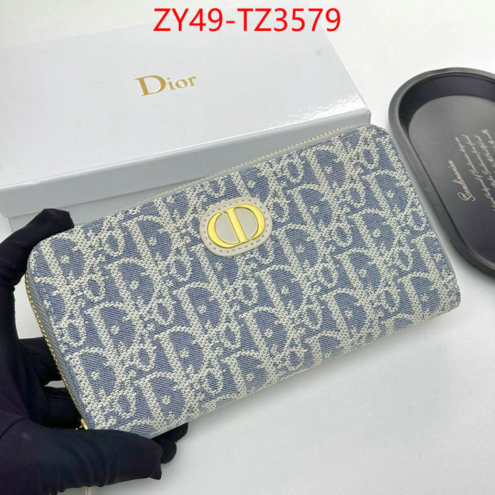 Dior Bags(4A)-Wallet- replica best ID: TZ3579 $: 49USD,