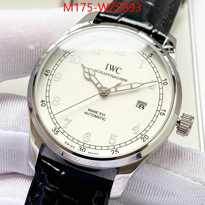Watch(4A)-IWC best quality fake ID: WZ2993 $: 175USD-shoes yupoo Watch(4A)-IWC best quality fake ID: WZ2993 $: 175USD