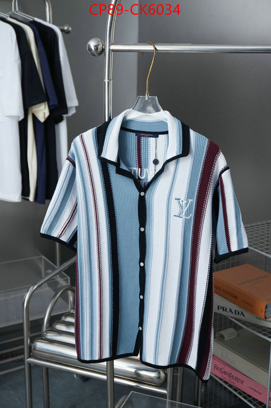 Clothing-LV highest quality replica ID: CK6034 $: 89USD