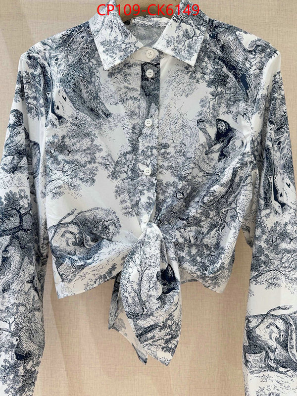 Clothing-Dior top quality designer replica ID: CK6149 $: 109USD