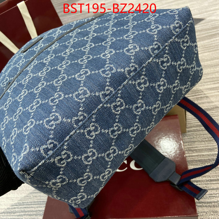 Gucci Bags(TOP)-Backpack- designer fashion replica ID: BZ2420 $: 195USD,