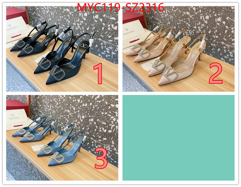 Women Shoes-Valentino best wholesale replica ID: SZ2316 $: 119USD