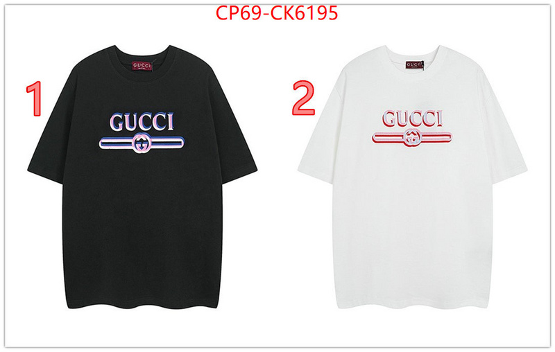 Clothing-Gucci designer fake ID: CK6195 $: 69USD