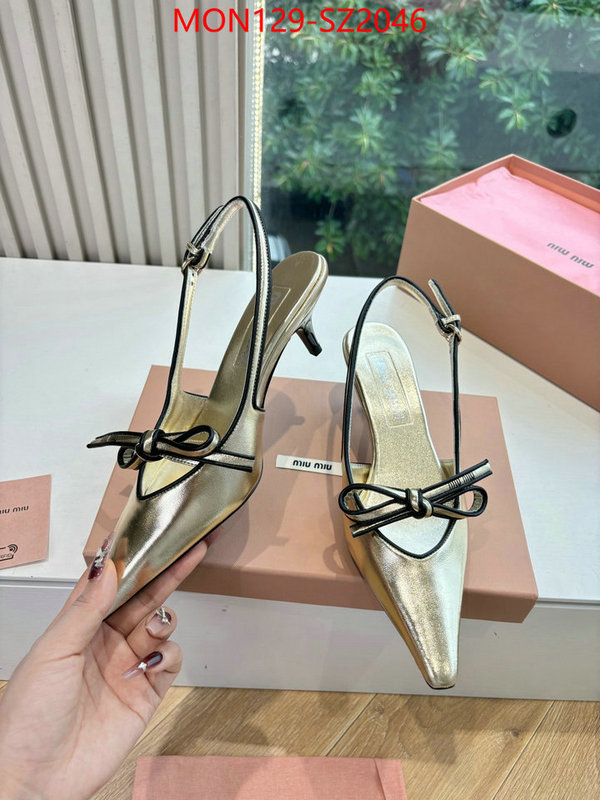 Women Shoes-Miu Miu 1:1 replica ID: SZ2046 $: 129USD