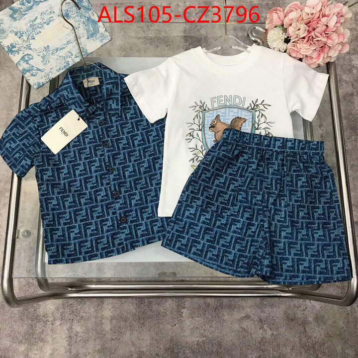 Kids clothing-Fendi sale outlet online ID: CZ3796 $: 105USD