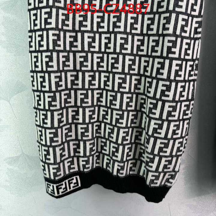Clothing-Fendi sellers online ID: CZ4887 $: 95USD