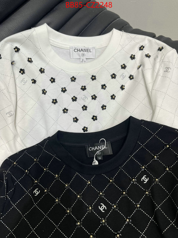 Clothing-Chanel top sale ID: CZ2248 $: 85USD