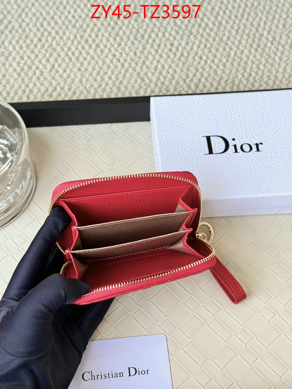 Dior Bags(4A)-Wallet- new designer replica ID: TZ3597 $: 45USD,