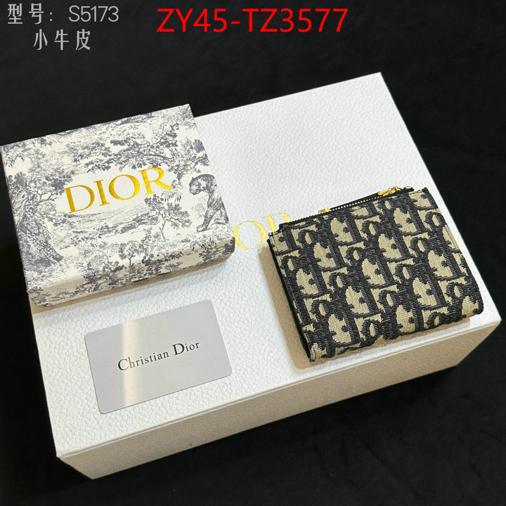 Dior Bags(4A)-Wallet- the highest quality fake ID: TZ3577 $: 45USD,