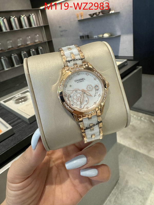 Watch(4A)-Chanel replica aaaaa designer ID: WZ2983 $: 119USD