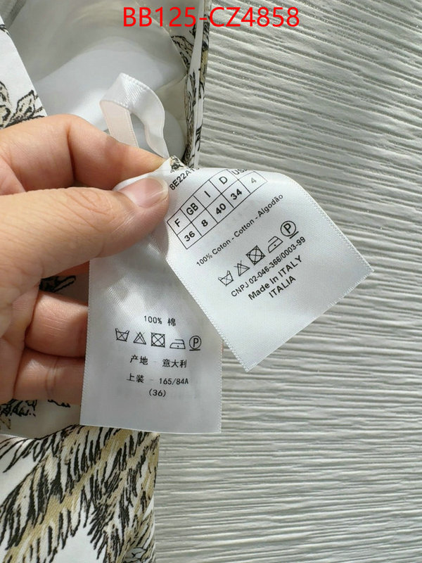 Clothing-Dior highest quality replica ID: CZ4858 $: 125USD