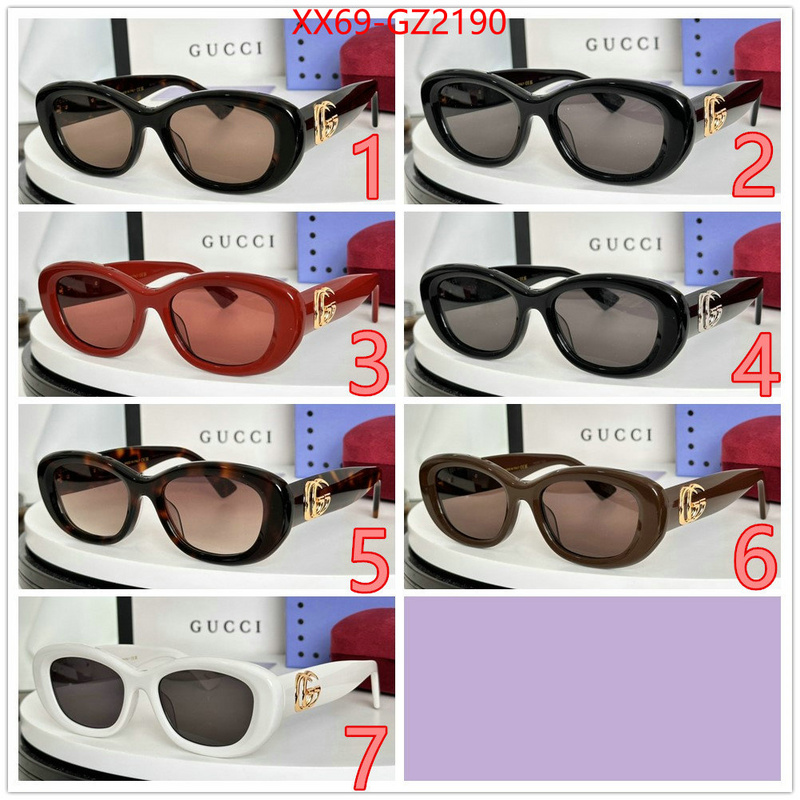 Glasses-Gucci replica 1:1 high quality ID: GZ2190 $: 69USD