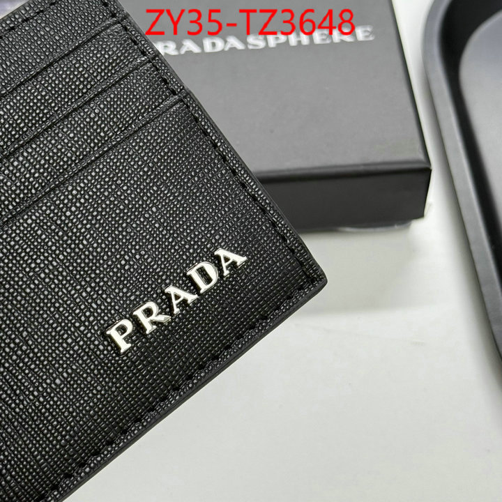 Prada Bags(4A)-Wallet what are the best replica ID: TZ3648 $: 35USD,