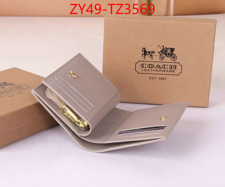 Coach Bags(4A)-Wallet what ID: TZ3569 $: 49USD,