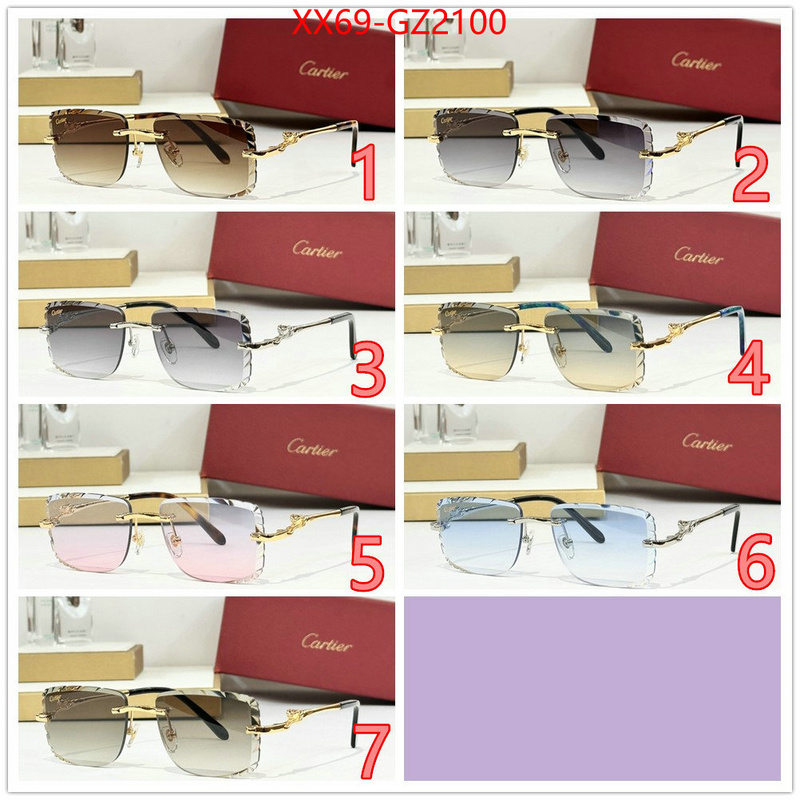 Glasses-Cartier designer wholesale replica ID: GZ2100 $: 69USD