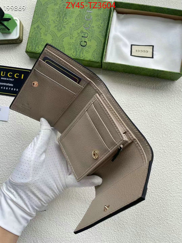 Gucci Bags(4A)-Wallet- top quality replica ID: TZ3604 $: 45USD,