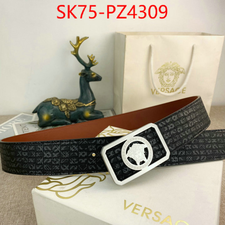 Belts-Versace wholesale designer shop ID: PZ4309 $: 75USD