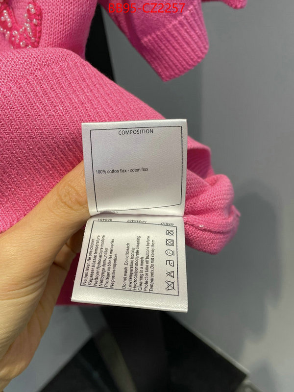 Clothing-Chanel quality aaaaa replica ID: CZ2257 $: 95USD