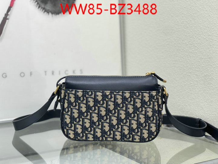 Dior Bags(4A)-Crossbody- for sale cheap now ID: BZ3488 $: 85USD,