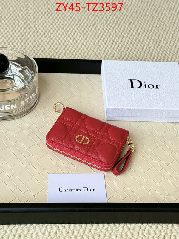 Dior Bags(4A)-Wallet- new designer replica ID: TZ3597 $: 45USD,