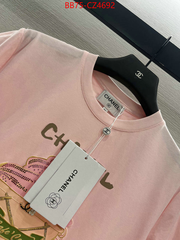 Clothing-Chanel fashion designer ID: CZ4692 $: 75USD