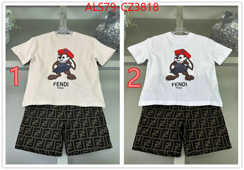Kids clothing-Fendi unsurpassed quality ID: CZ3818 $: 79USD
