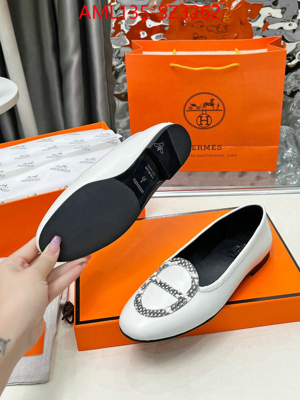 Women Shoes-Hermes aaaaa class replica ID: SZ3262 $: 135USD