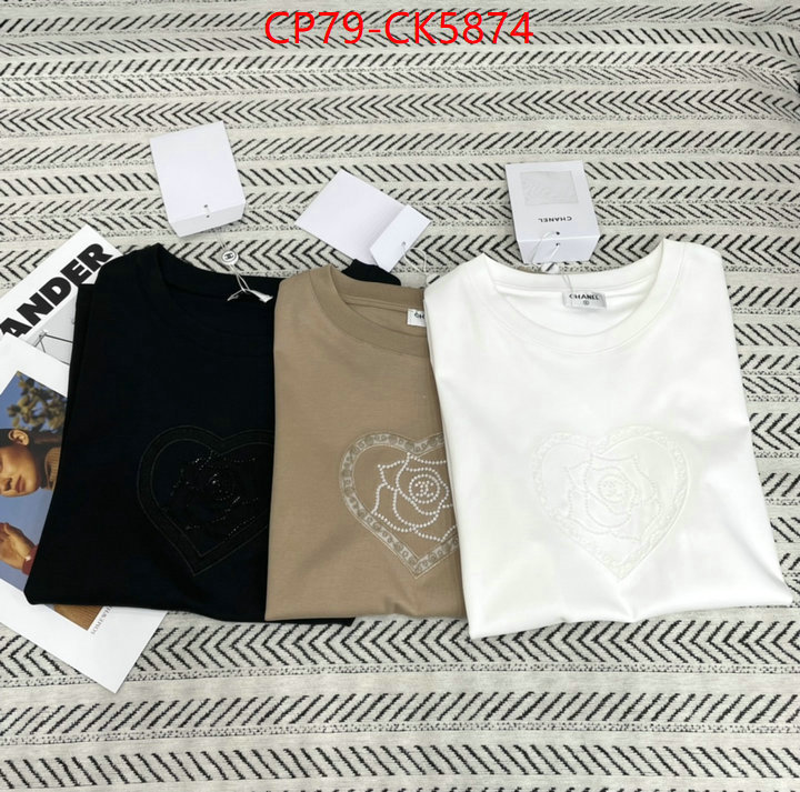 Clothing-Chanel perfect replica ID: CK5874 $: 79USD